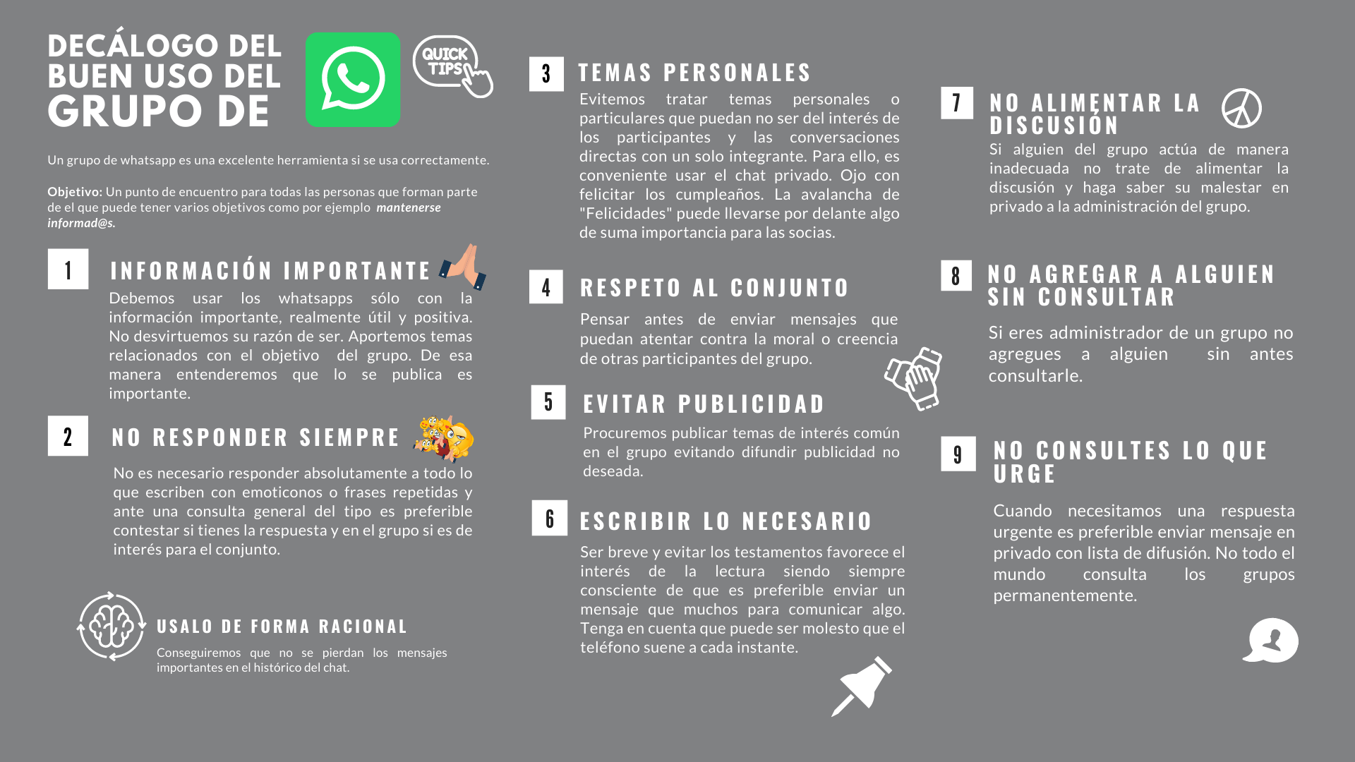 Consejos Sobre Cómo Hacer Un Buen Uso De Los Grupos Del Whatsapp 3594